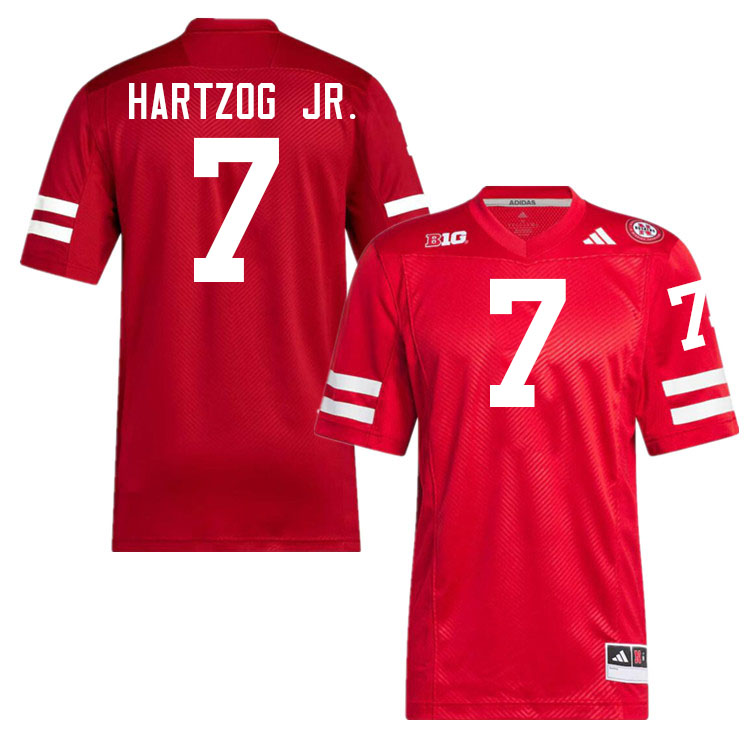 Nebraska Cornhuskers #7 Malcolm Hartzog Jr. College Football Jerseys Stitched-Scarlet